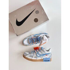 NIB 2020 NIKE x OFF-WHITE Air Rubber Dunk University Blue Sneakers, Size 10